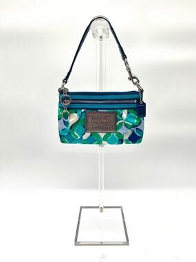 COACH Vintage Poppy Kaleidoscope Mini Bag, Blue